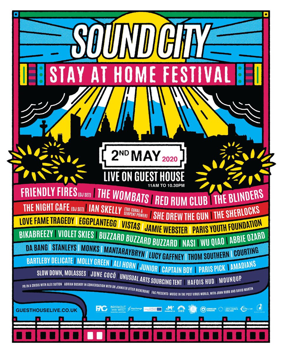 Keychange (@keychangeeu) on Twitter photo We are thrilled to have Keychange 2.0's <a href="/HafdisHuld/">Hafdis Huld</a> and @mounqup on <a href="/SoundCity/">Liverpool Sound City</a>’s Stay At Home Festival. Kicking off at 11am (BST), Hafdis Huld and MounQup are on at 1.10pm (BST). Live stream for free at
guesthouselive.co.uk #genderbalance #keychangetalent #equalityisquality We are thrilled to have Keychange 2.0's <a href="/HafdisHuld/">Hafdis Huld</a> and @mounqup on <a href="/SoundCity/">Liverpool Sound City</a>’s Stay At Home Festival. Kicking off at 11am (BST), Hafdis Huld and MounQup are on at 1.10pm (BST). Live stream for free at
guesthouselive.co.uk #genderbalance #keychangetalent #equalityisquality