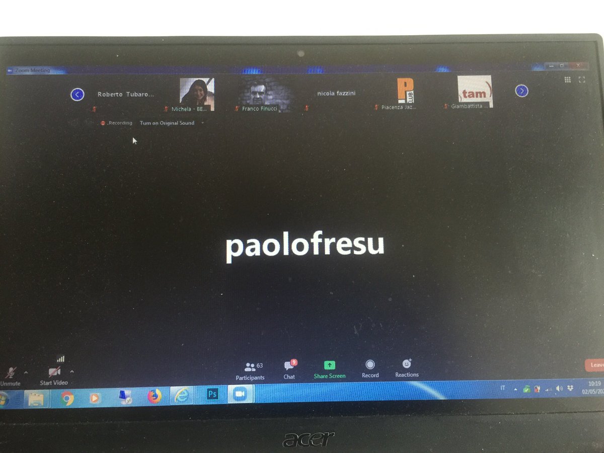 Assemblea di I-Jazz ...tutti i festival jazz italiani. Doveva essere a Torino siamo in digitale! Torneremo in live! <a href="/musica_jazz/">Musica Jazz </a> <a href="/pcjazzclub/">Piacenza Jazz Club</a> <a href="/MilestonePc/">Milestone Piacenza</a> @_MiBACT <a href="/vittovolte/">vittoria volterrani</a> <a href="/gianni_azzali/">Gianni Azzali</a> @altriSuoni