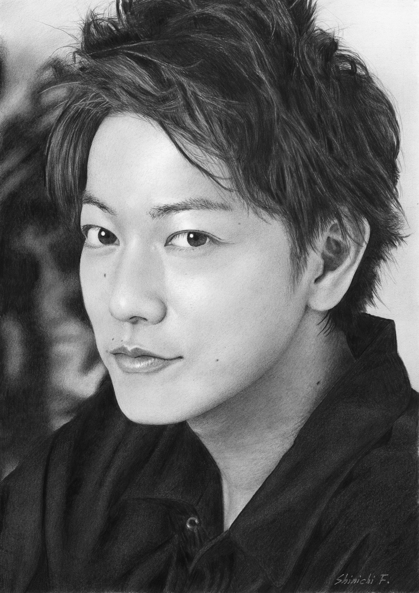 古谷振一 佐藤健さんの鉛筆画が完成しました お馴染みのyoutube動画は 本日18時に公開します T Co Ymk51jqsva Twitter