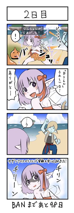 「100日後にBANされるウェディ」
2日目 