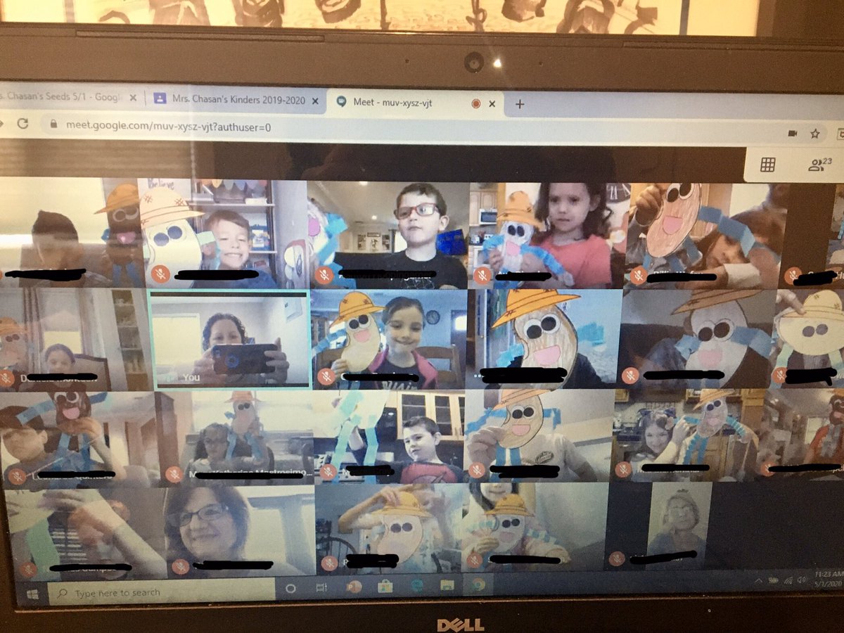 Kteachinmom's tweet photo. We had so much fun making Mr. Seed during our Google Meet today! Nothing can stop our amazing kinders from crafting! @LucilleMcAssey #school6magic https://t.co/qUKS9e0yBS