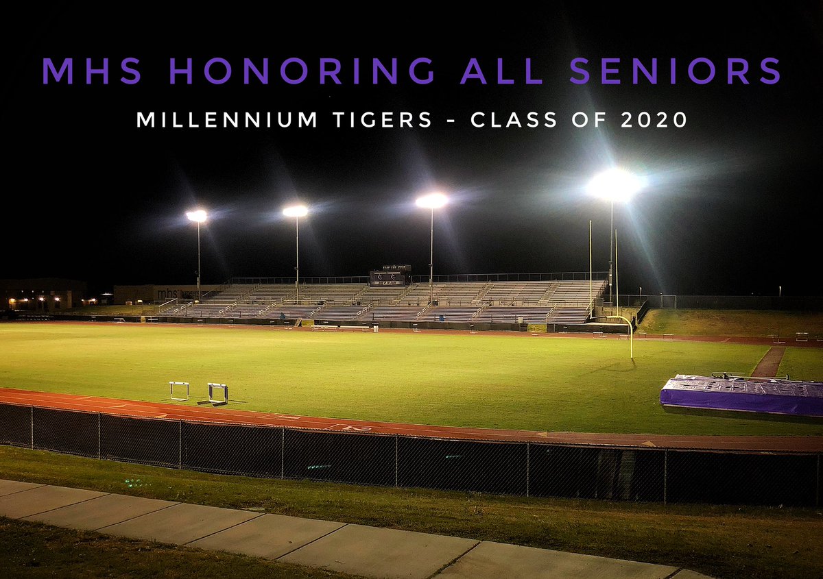 Tonight the lights were on in the stadium honoring all of our 2020 Graduating Seniors. We are all proud of you! 

#mhstigerstrong #thisismillennium