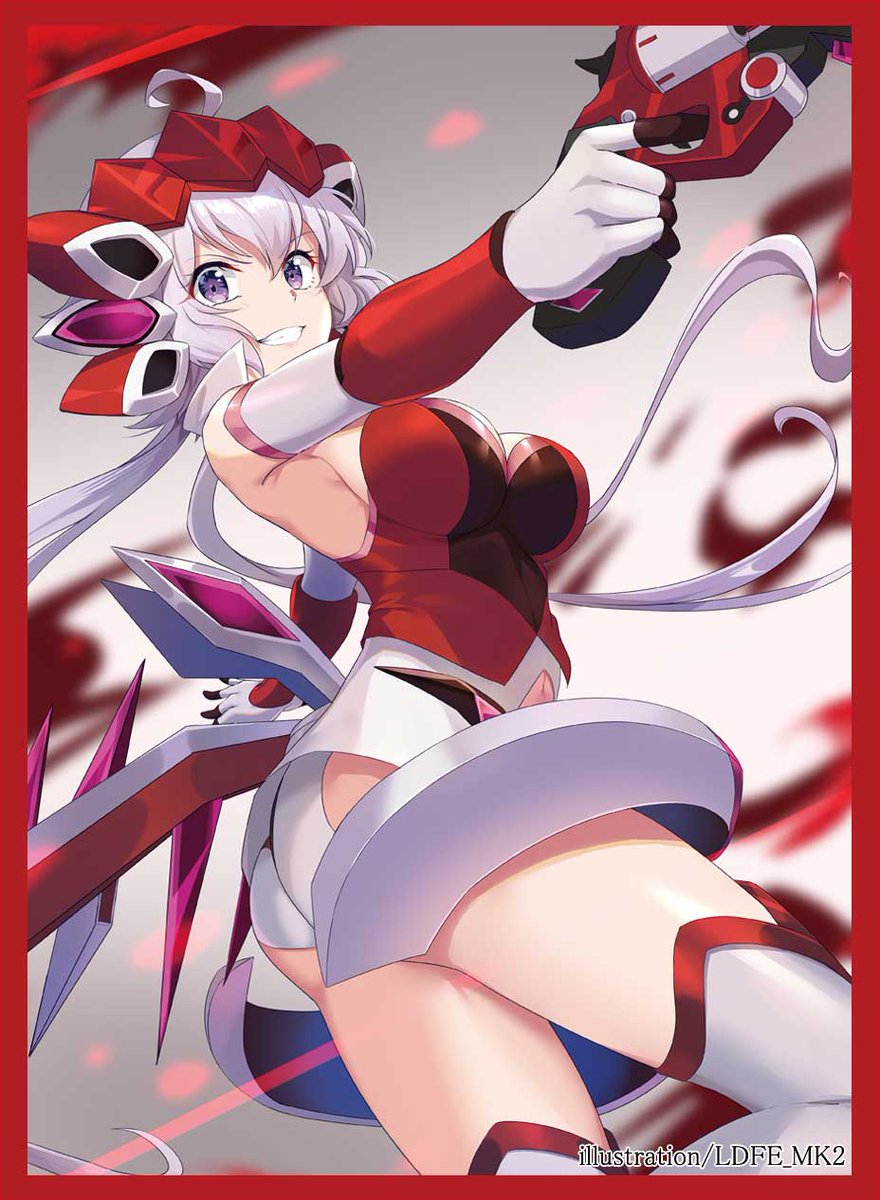 エアコミケ/春コミ C98 新作第⑧弾
クリスのプレイマットとスリーブになります。 
イラスト、LDFE_MK2様(<a href="/EternalMK2/">LDFE_MK2</a>)