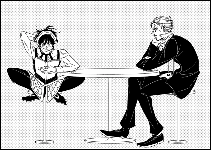 「何がそんなにわからねーんだよ 教えてやるから見せてみろ」
「え〜……イイよ…怒られんのやだし…」

和やかな感じのプロシュート兄貴とナランチャ
お題ありがとうございました!

https://t.co/I6JBW9QmC5 