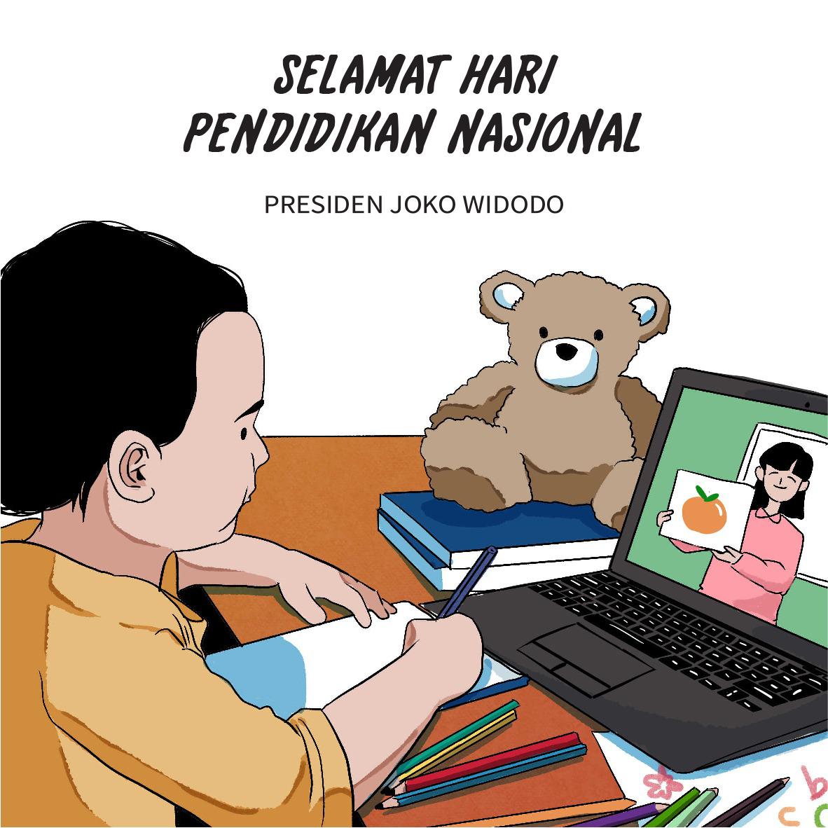 Pandemi Covid-19 telah memberi kita begitu banyak pelajaran, tidak hanya tentang upaya memutus mata rantai penularannya, tapi juga bagaimana anak-anak kita tetap belajar, dan bagaimana sekolah-sekolah berkreasi memanfaatkan teknologi dalam proses belajar mengajar.