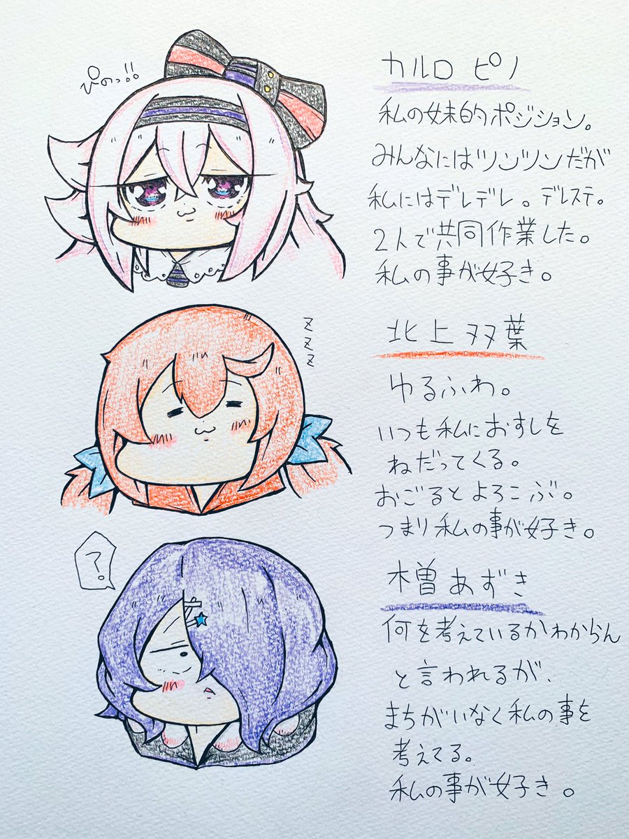 わかりやすい八重沢さんとアイドル部メンバーの相関図
#なとあーと 