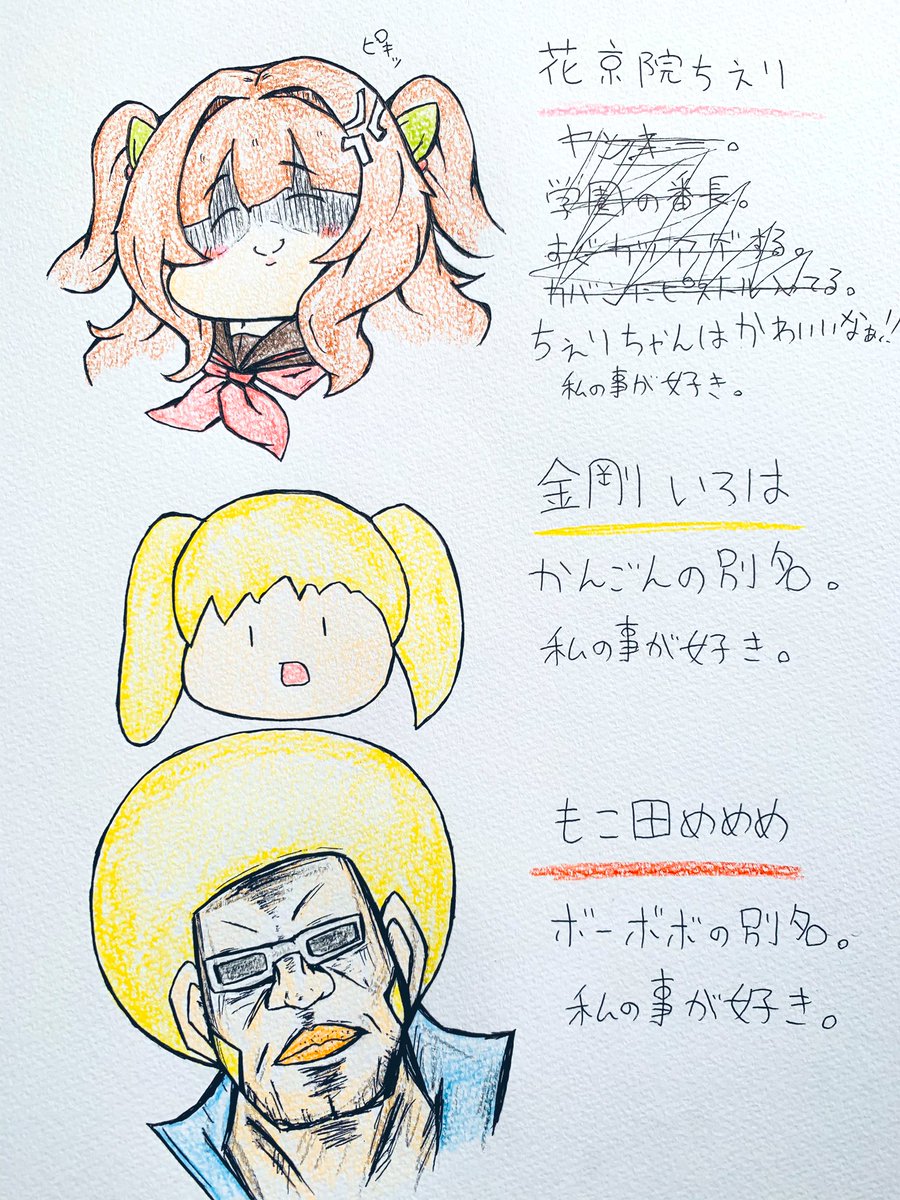 わかりやすい八重沢さんとアイドル部メンバーの相関図
#なとあーと 
