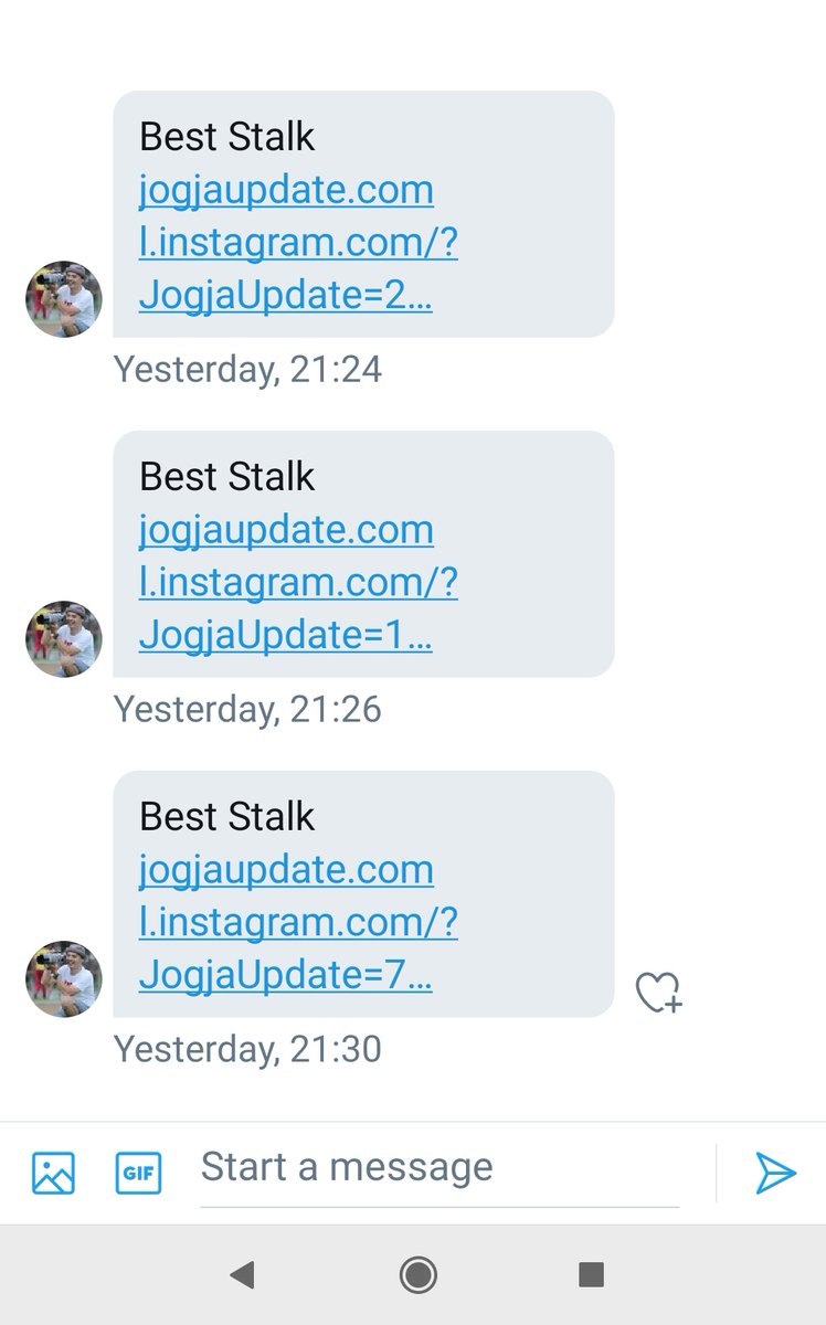 JogjaUpdate's tweet photo. coba dicek tab DM kelean .... kalo ada DM isinya "best stalk ..." seperti ini jangan diklik link nya ya ... https://t.co/tj57AFAi9A