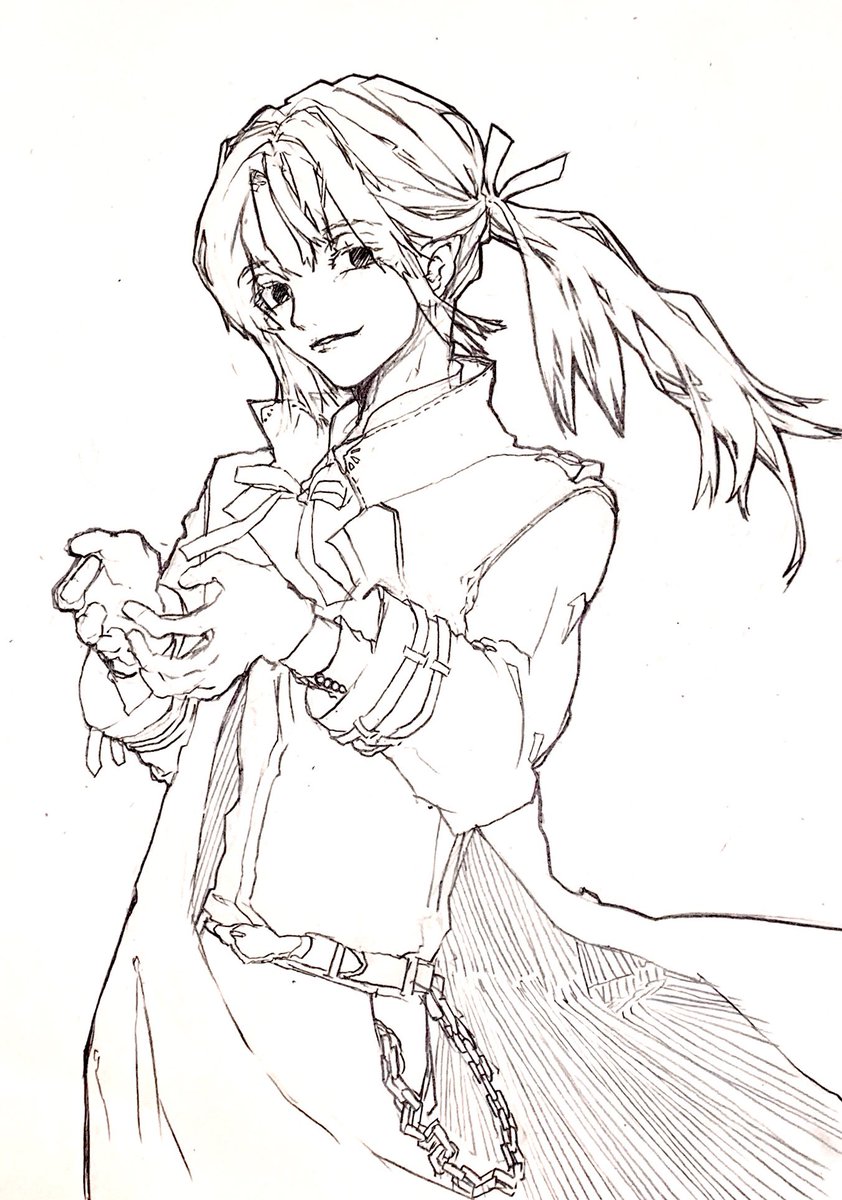 中山 初夏 お洋服とお絵描き 小学生の頃rpgツクールでゲーム作ろうとしてて考えたオリキャラの男の子 当時どうしても男の子を描けず 苦肉の策 女顔のスマートな男の子キャラに 笑 ジョブは魔法剣士でした ツクールはドット絵のミニキャラだけど並行して