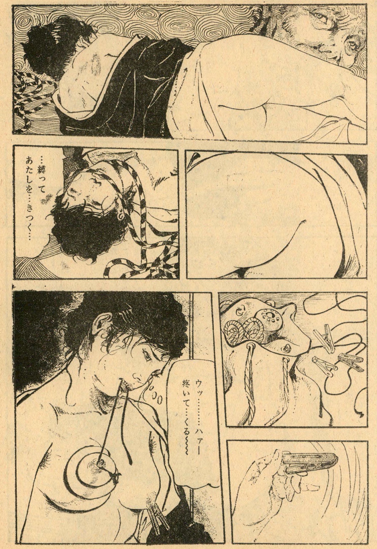 鬼頭　暁　責め絵  / X