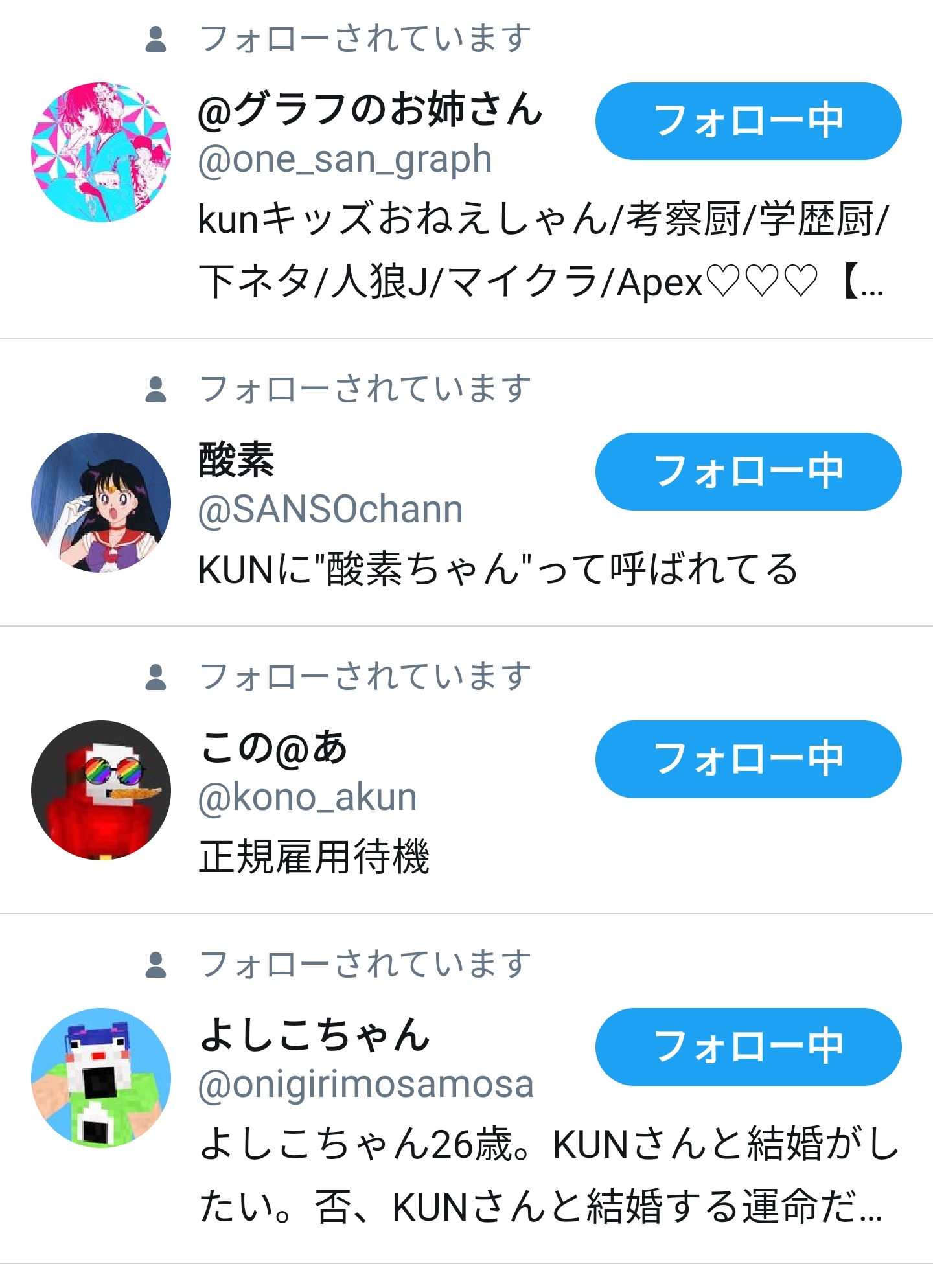 Imo64 A Twitteren 同じカテゴリー