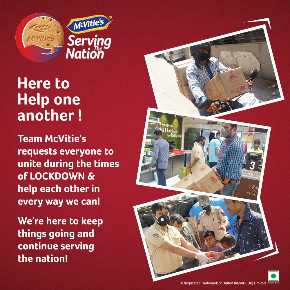 McVitiesIndia's tweet photo. It’s time we come together as ONE community and ONE Nation.
If you’re a retailer or distributor &amp; want to join our cause to serve the nation, please call us at 1800-102-8323
Let's SERVE THE NATION &amp; SERVE ONE ANOTHER to the best of our abilities.
#McVitiesIndia #TogetherWeCan https://t.co/9RlkYkV6g5