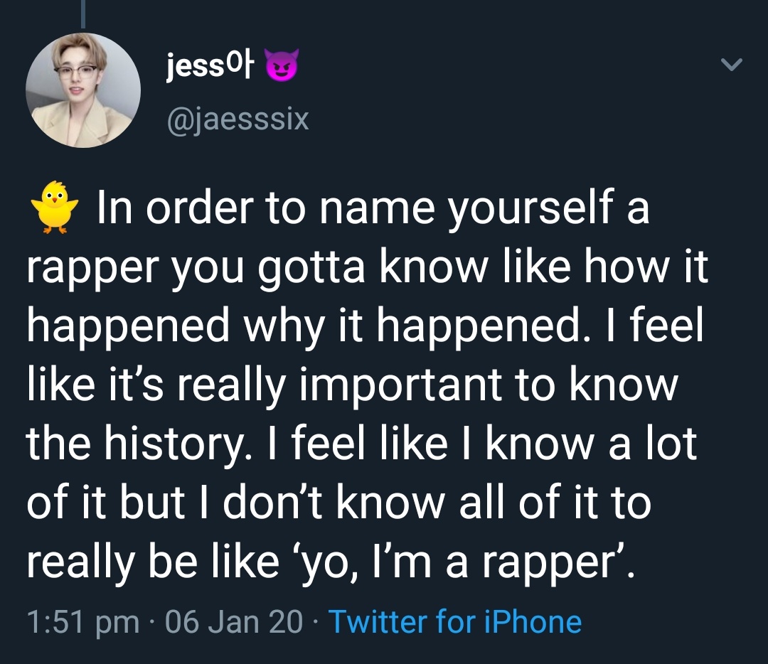 jae being extra careful to topics he talks on or before he posts about it:-asking fans if using skull emoji is offensive-takes time to learn culture/history before calling himself one-thinks before he tweets something by looking at it for 5 mins like "is this okay to tweet!?"