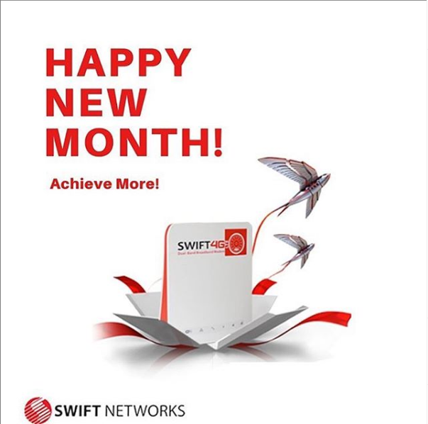 Lc3Swift's tweet image. Happy new month to our esteemed followers!!!
Kindly contact us on 0809.098.6969 to renew your subscription, Top up data or buy a device.
We are here to serve you. #swift4glte #swiftnetworks