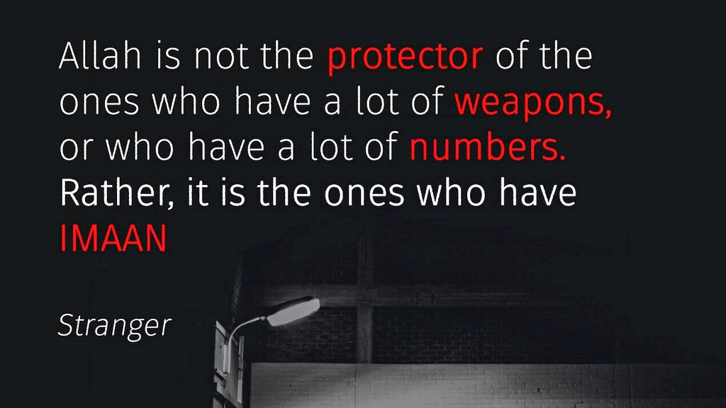 aboutpakistan7's tweet photo. Try To Gain The Power of IMAAN........
Not the power of Weapons.......... https://t.co/izcmtN8yUx