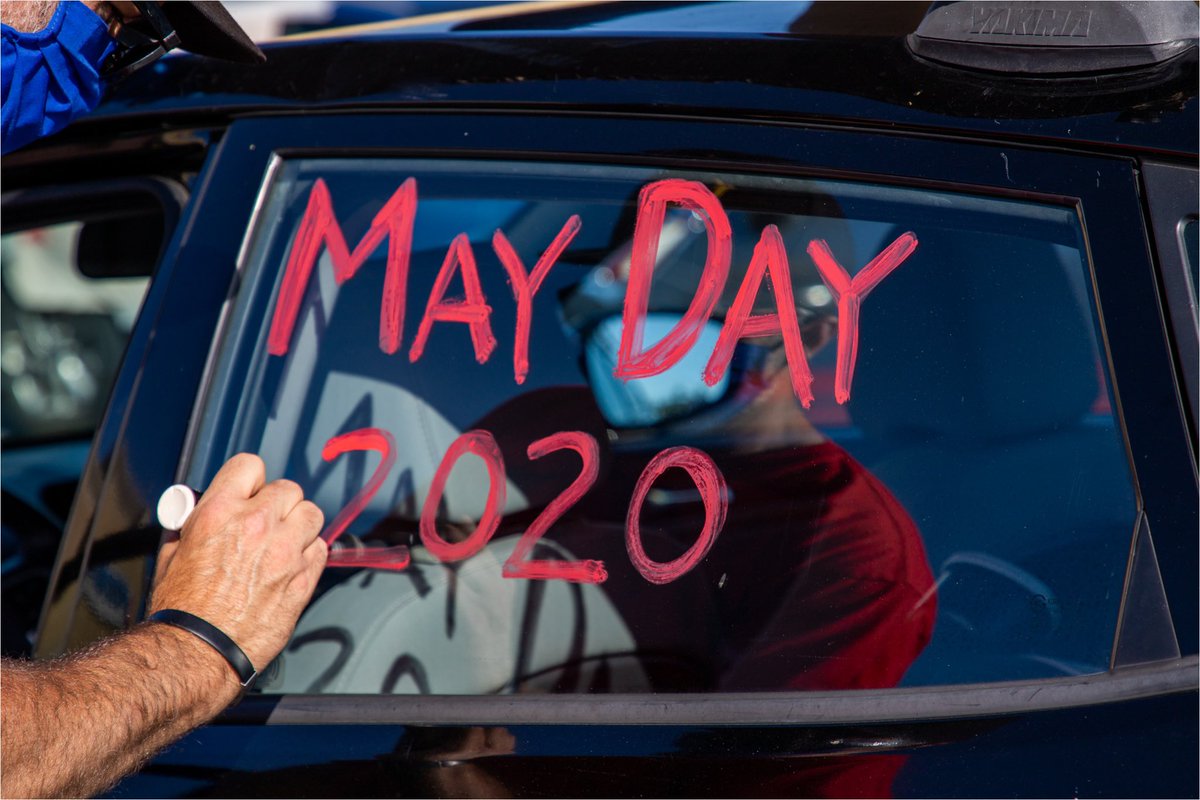 richardgrant88's tweet image. A couple of pictures from today’s #MayDayLB Car Carvan today.