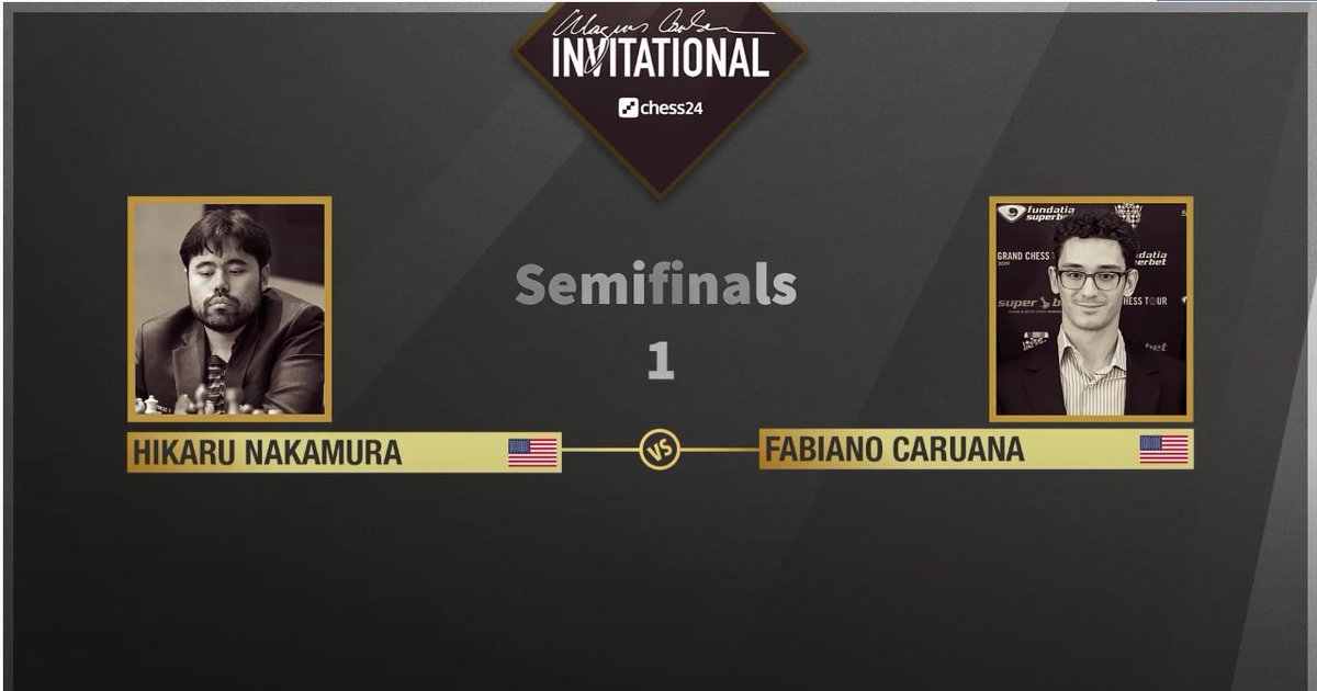 The highlights of Day 1 Semifinals of Magnus Carlsen Invitational are here. Come to our channel and check out the riveting match between Nakamura and Caruana. youtube.com/watch?v=FVPkng… <a href="/chess24com/">chess24</a> <a href="/chaoyuechesscl1/">chaoyuechessclub</a> #MagnusInvite