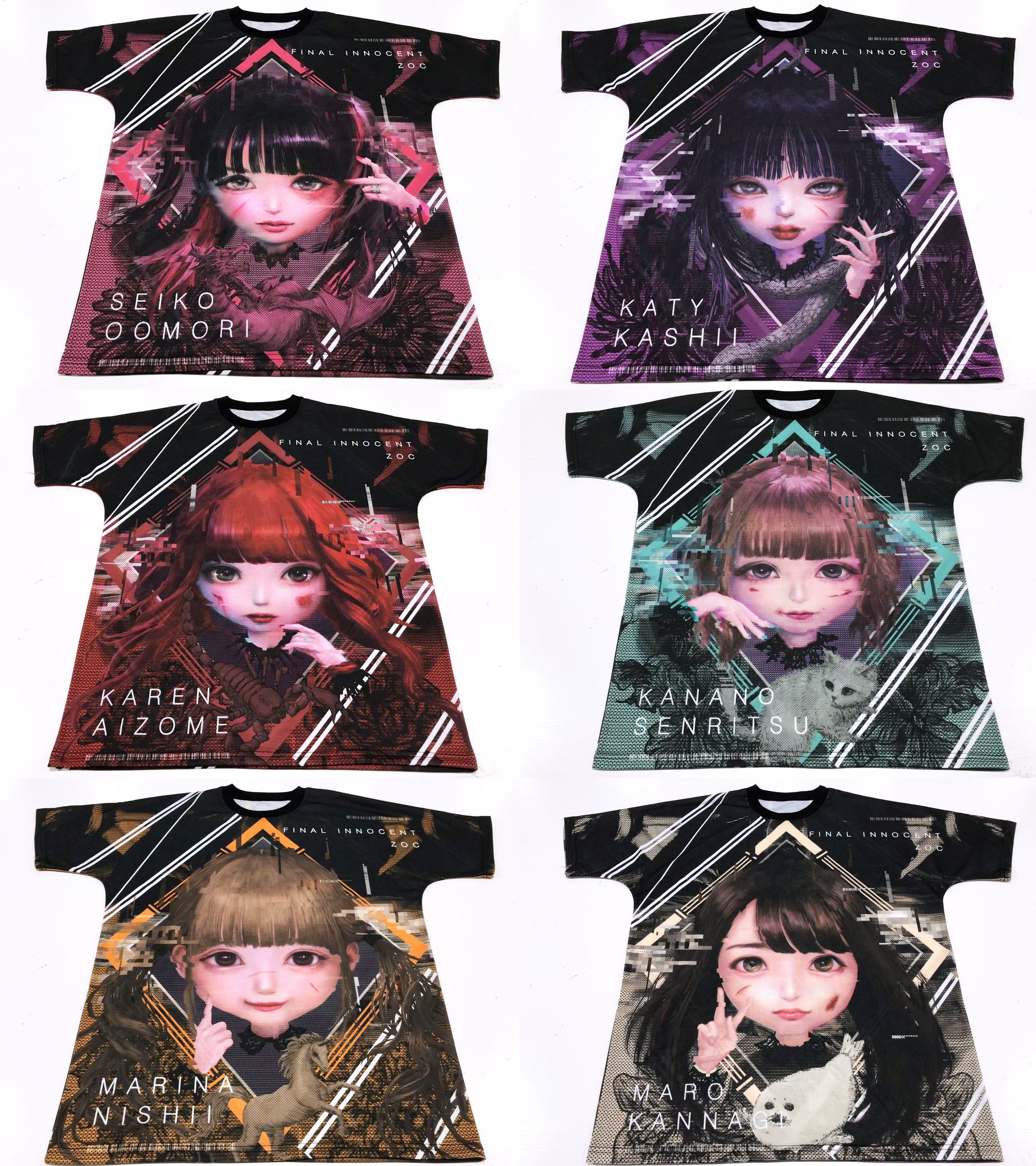 偉そうなりこTシャツ　雅雀り子　METAMUSE ZOC