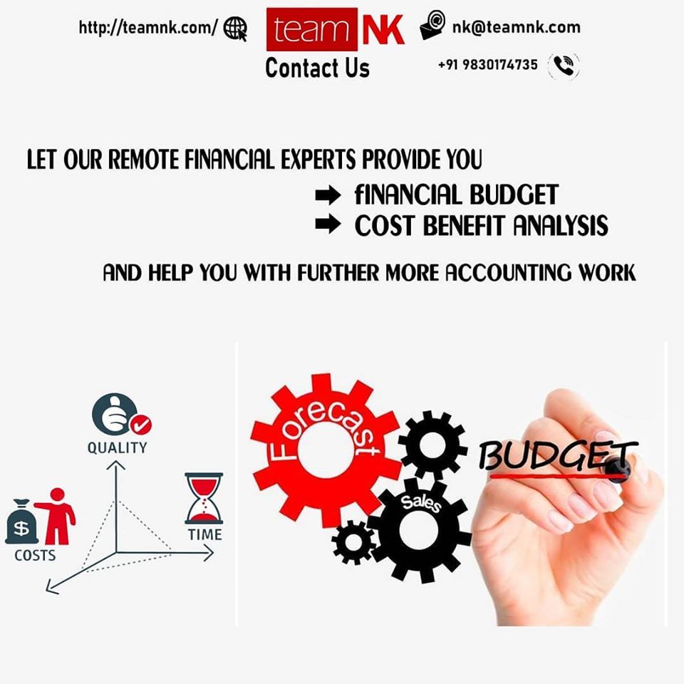 Let our Remote financial experts provide you most professional response to all challenges and assist in streamlining your financial system, strategies, and preparation of various budgets essential to run the business successfully.
Visit: teamnk.com
#remoteaccountant