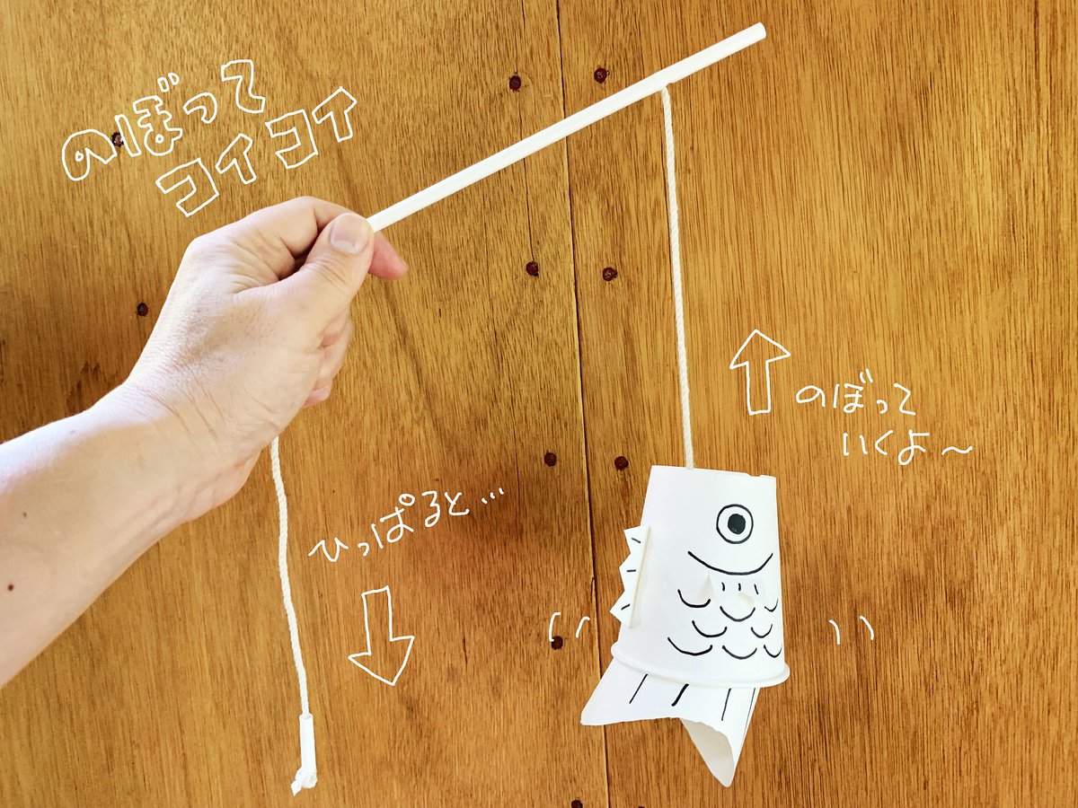 紙コップ工作