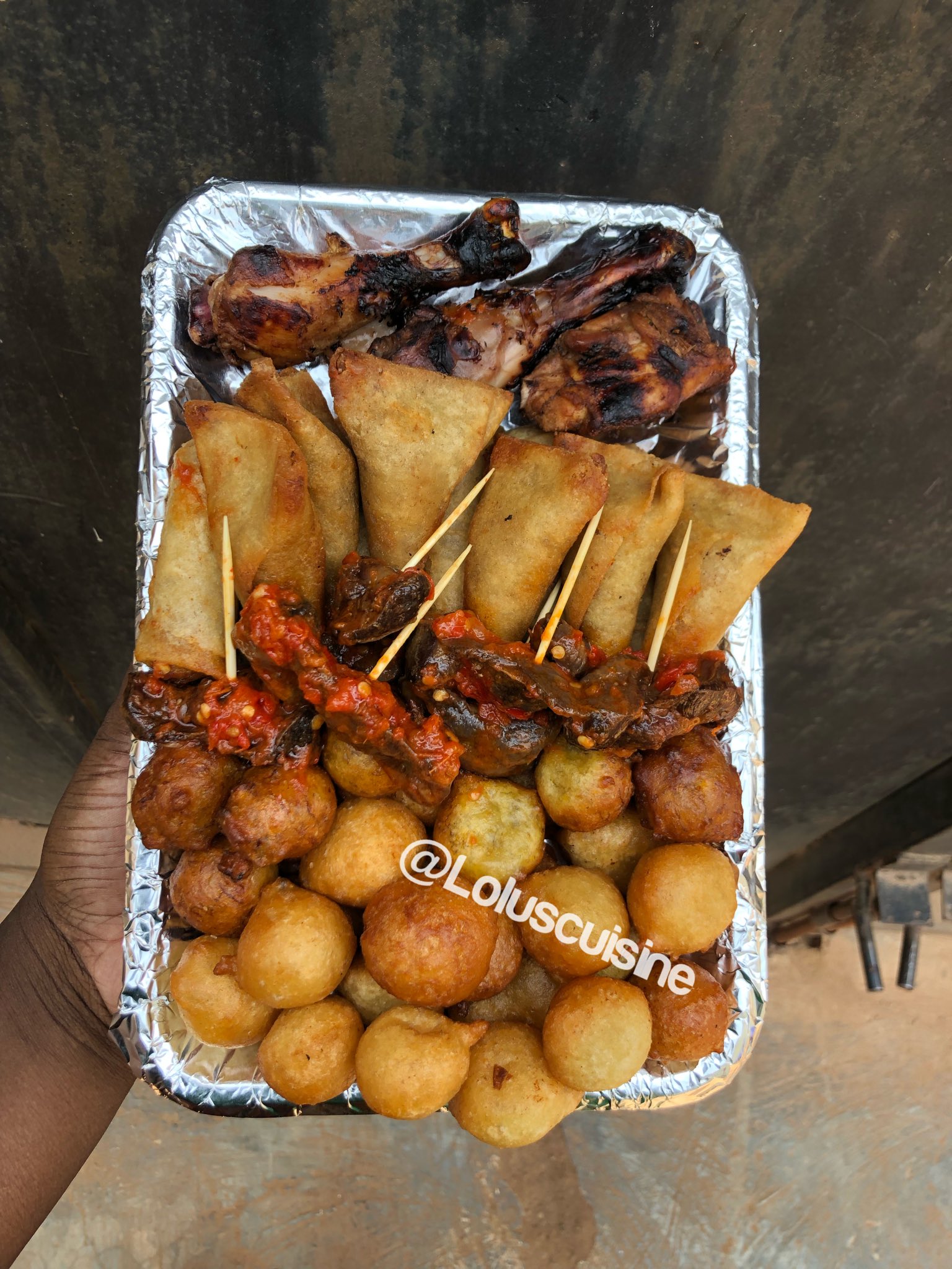 THE IBADAN FOOD PLUG🔌 on Twitter "Our small chops plates and tray