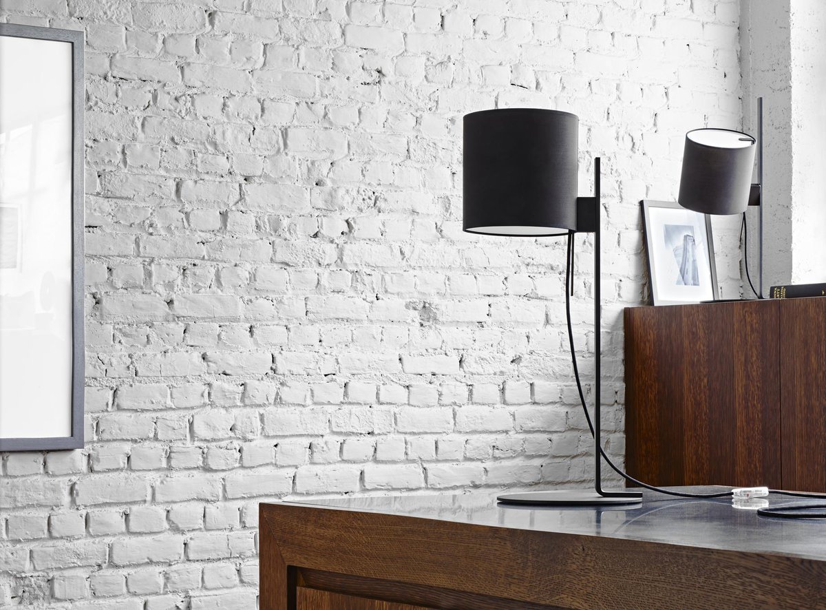 Chattels1's tweet image. Magnet lamp is a modern interpretation of the classic shaded lamp. The shade is magnetised and it is therefore possible for it to be positioned freely at the desired height whilst its handle enables it to be angled as desired. #tablelight #floorlight #walllight #standardlight