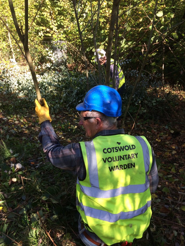 In the year up to the 31st March @CotswoldsAONB Voluntary Wardens completed a total of 48,613 hours of work in the AONB.    

We all look forward to the time when it is safe to return to work.