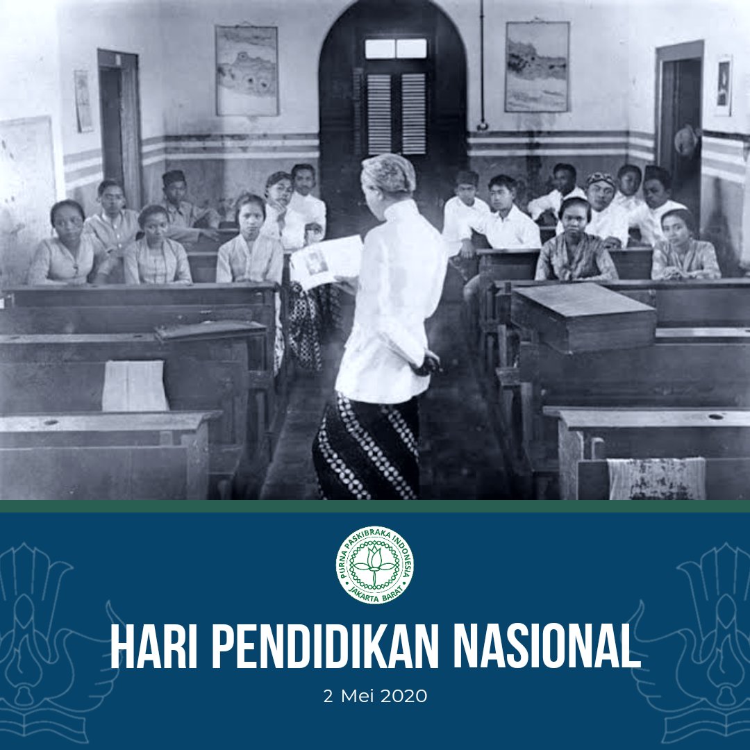 Hari Pendidikan Nasional #hardiknas diperingati setiap tanggal 2 Mei untuk menghormati jasa Ki Hadjar Dewantara terhadap dunia pendidikan di Indonesia. 

Setiap orang menjadi guru,
Setiap rumah menjadi sekolah. - Ki Hajar Dewantara.

Mari #belajardarirumah.