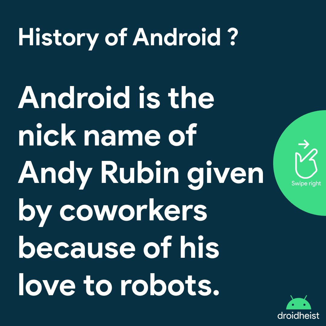 droidheist's tweet image. #whatisandroid #whatisandroid #androidos #androidosday #android #androidusers #androiddeveloper #androidstudio #androiddevelopment #androidcomunity #androiddev #androiddevelopers #androiddevsummit #androiddevs #androidhistory #androidfundamentals
#droidheist