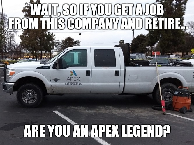 AvgRussGaming1's tweet photo. Very valid question

#apexlegends #apexlegendsmemes #easports #respawn #gamer  #staysafe #squadlife #newtwitchstreamer #twitchstreamer #twitch #ps4 #apexlegendsps4 

Follow me on twitch. Link in the bio https://t.co/Uh4uNyHiA6