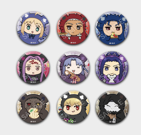 Anime Japan 2020グッズ受注情報】 Fate/ステイナイトカフェ 子年44mm