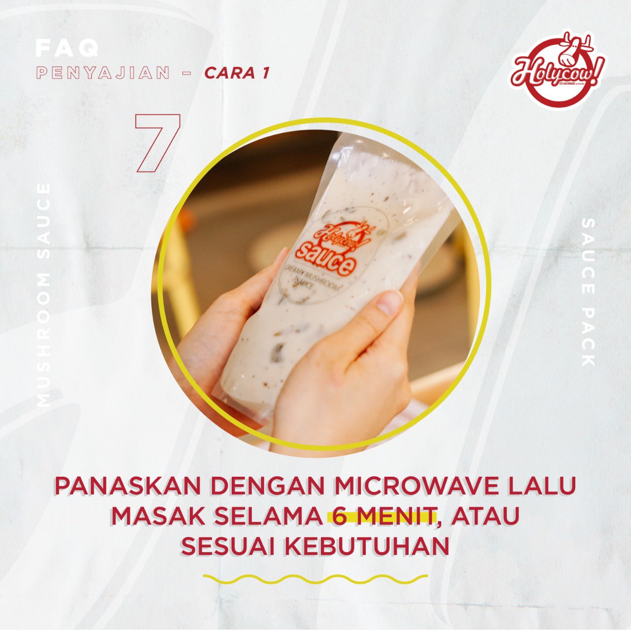 Holycow! Steakhouse on Twitter "Cara memanaskan mushroom sauce Holycow