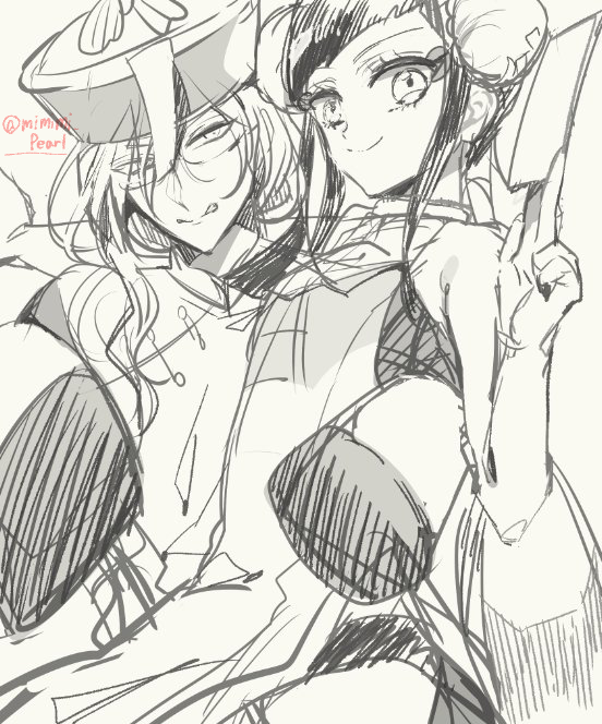 3年前に放置した絵が出てきた 可愛い気がするので仕上げたい 