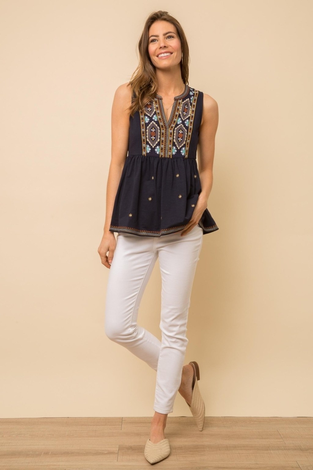 jeans and a cute top shop