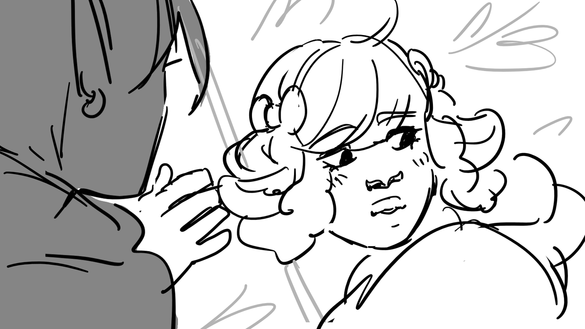 scene from last sunday where caspian accidently made acorn cry after racing up a tree and awkwardly tried to cheer her up but failed?