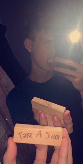 I made my own naughty 😈 version of drinking Jenga haha who tryna play cuz after all this Rona shit yah<a href="/tag/kermit"class="tags"><span>#kermit</span></a>