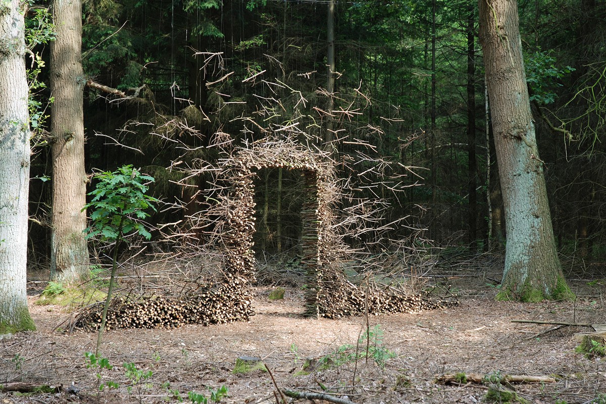The 'zoney' sculptures and magical land art of Andy Goldsworthy.