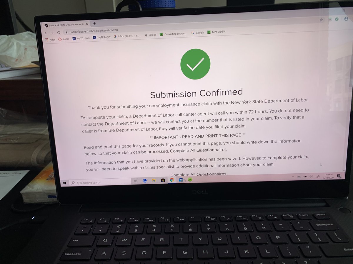 Manhattan_Mama's tweet photo. Despite unemployment submission confirmation Weeks ago still NO Verification Call, No Check received ⁦@SenSchumer⁩ can you help me get my unemployment and tax return? I’m can’t feed my kids soon! #COVID19 #Help #desperate https://t.co/HU1QdT8hPp