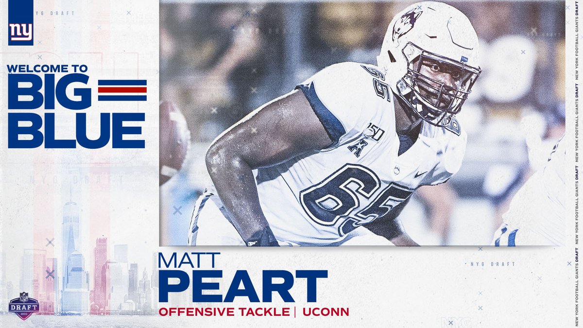 Giants's tweet photo. Welcome to Big Blue, Matt Peart!

READ: https://t.co/aPaBtRPZlj https://t.co/SYEUPP2eNM