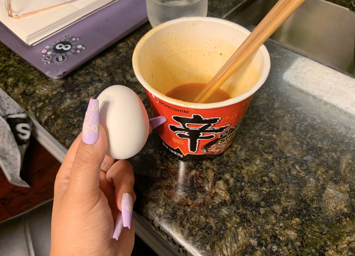 I learned this from the young Korean kids off tiktok lol We love our steamed eggs, you can get them at nearly any kbbq spot (I guess generally most Korean restaurants) but I saw light with this. Leftover soup in your ShinCup?? Drop an egg, whisk, then throw it in the microwave