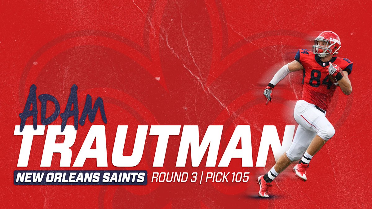 He may now play for the <a href="/Saints/">New Orleans Saints</a> but he will forever be a Flyer. 

Congrats to #84 Adam Trautman ‼️

#NFLDraft20 #GOTGRIT