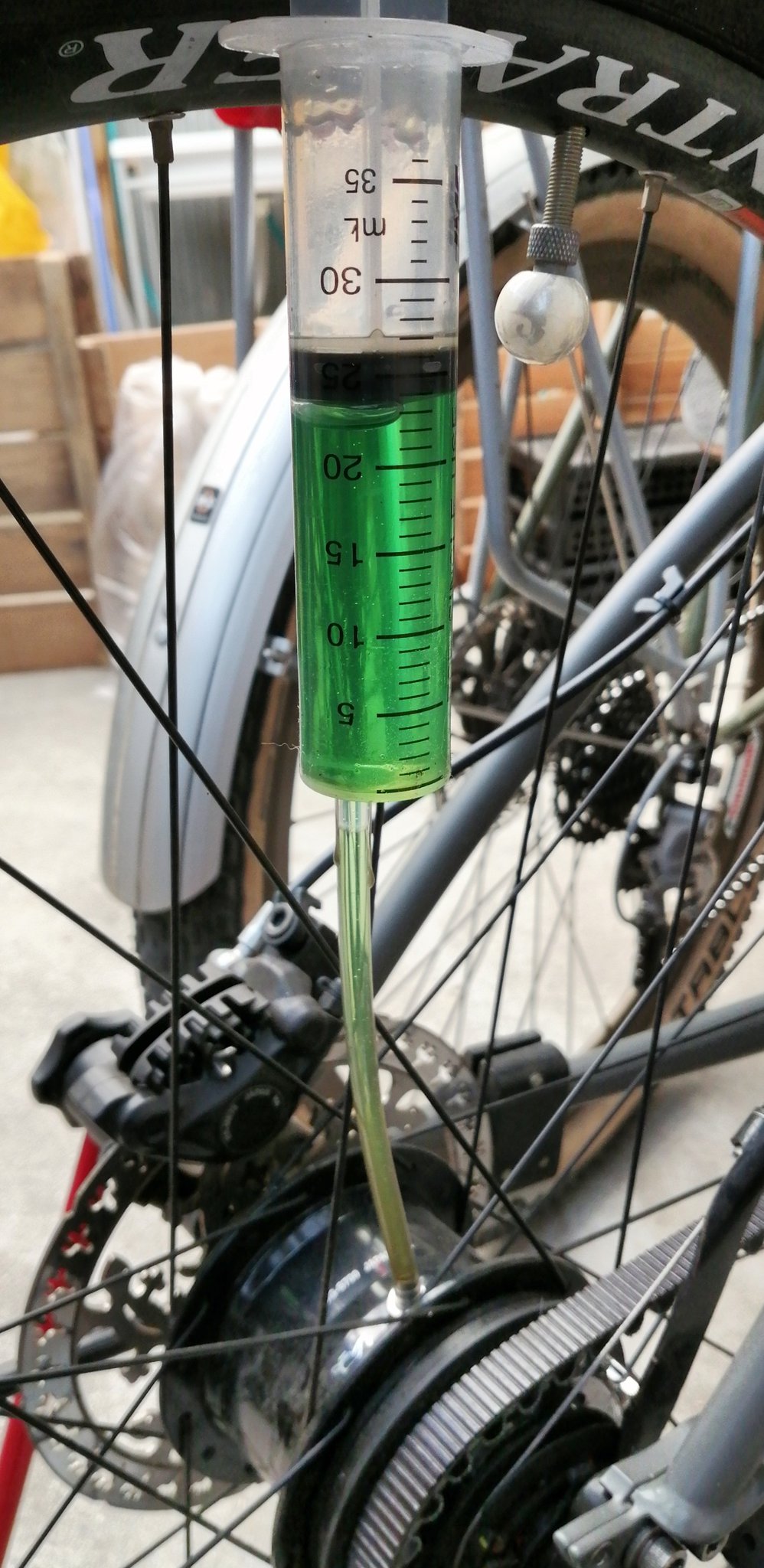 自転車 内装変速 ギア抜け オイル