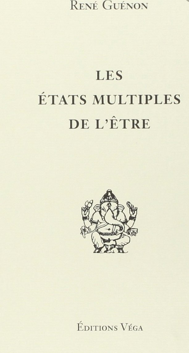 This interest continued with Authorité spirituelle 1929, Les états multiples de l’être 1932, Les principes de calcul infinitésimal 1946, and Le règne de quantité et signe des temps 1945 11/