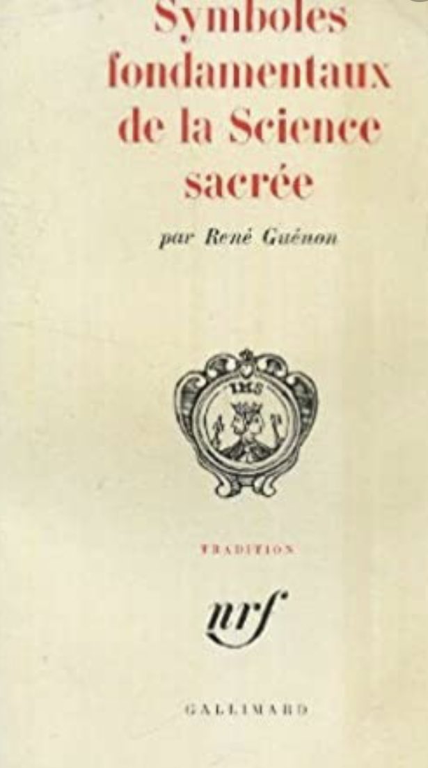 One of the elements of his exposition of  #sacred science was his interest in its  #symbolism starting with his early Symbolisme de La Croix 1931 and later a collection Symboles foundamentaux de science sacrée published posthumously 1965 12/