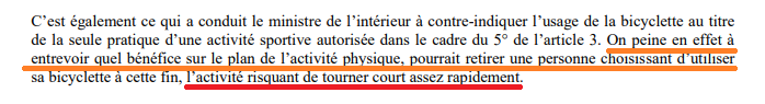 Chers  @gkierzek  @fedecardio pourriez-vous expliquer à  @Place_Beauvau tout le mal que la sédentarité est en train de faire à la ?Pour des  qui ne peuvent pas courir, une pratique modérée du  est très bénéfique.Je suis sûr que  @MinSoliSante et  @Sports_gouv sont d'accords!