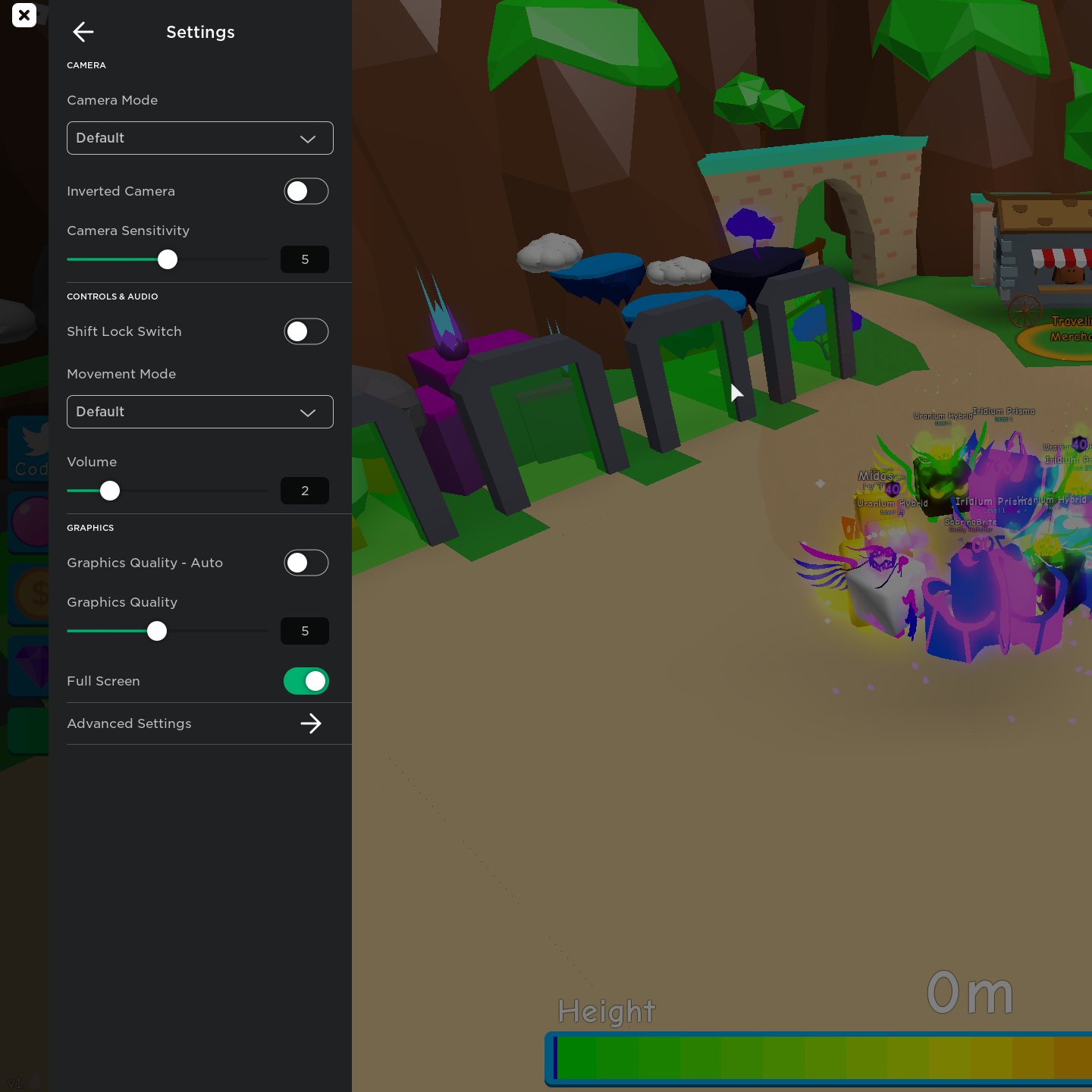 how to make roblox fullscreen