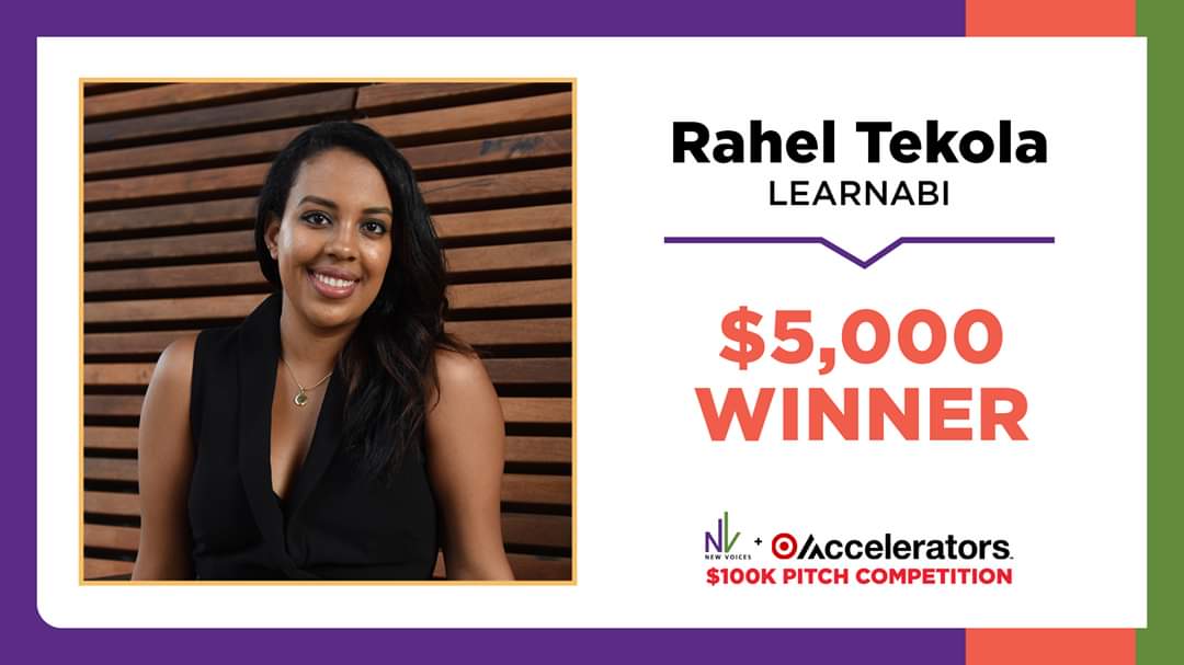 NewVoicesFamily's tweet photo. Congratulations to our $5,000 Winners - @Eumelanin_, @lamikbeauty, @Learnabi, and @rosenskincare in the New Voices + @Target Accelerators Pitch Competition at @ESSENCE + New Voices Entrepreneur Summit! #EssenceEntrepreneurSummit #PitchNewVoicesXTarget #TargetAccelerators https://t.co/Vjd4AY8f1b