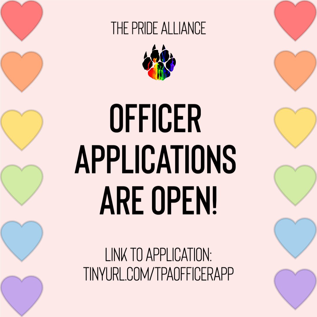 TAMUCPride's tweet photo. We are accepting officer applications for the 2020-2021 school year! If you're interested in holding a leadership position with this organization, go ahead and apply at https://t.co/TpDt2k52H7 and DM us for any questions :) https://t.co/IfWaYz6maI