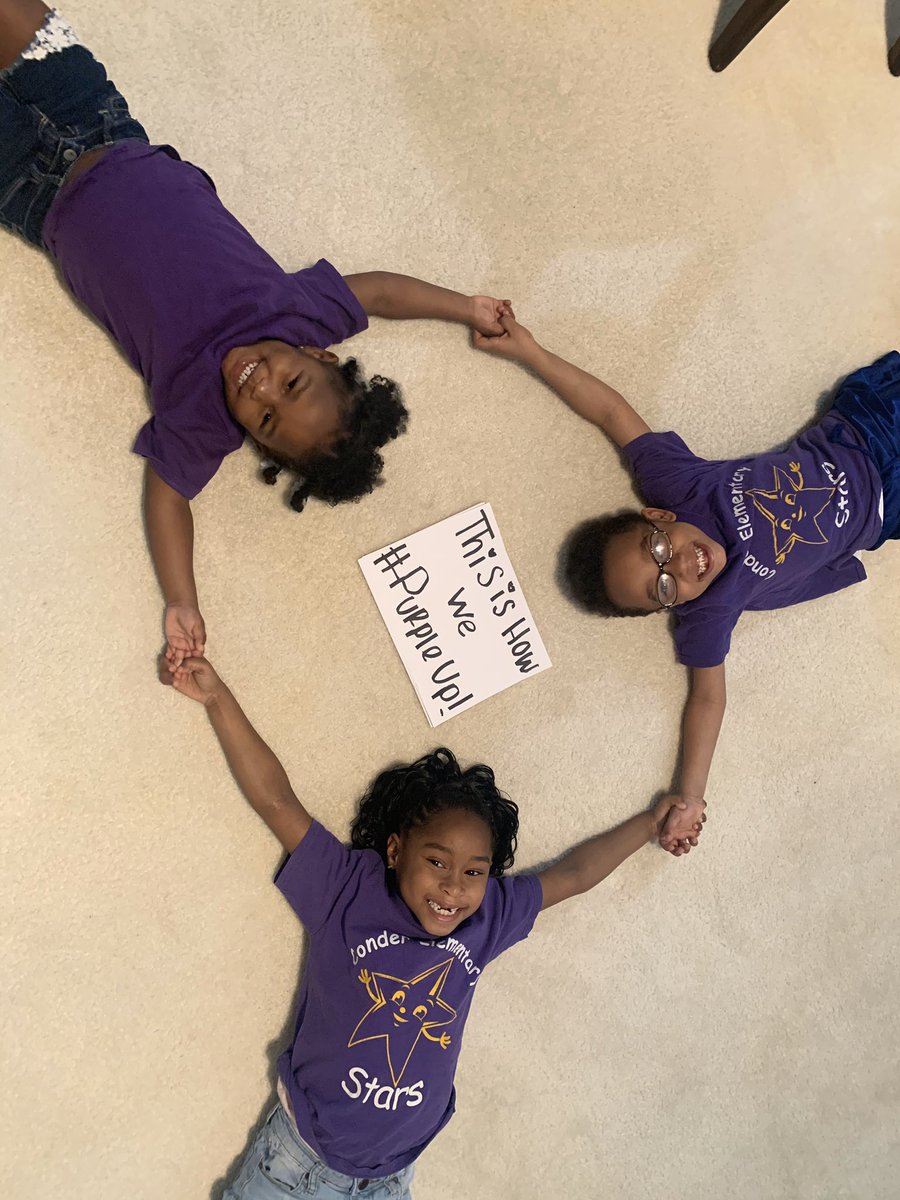 DicksonFalecia's tweet photo. Together is better! This is how we #PurpleUp #R2MilConnected https://t.co/l9Brhfxth5