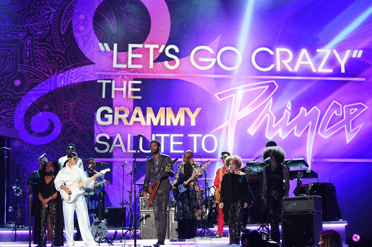 RecordingAcad's tweet image. "Let's Go Crazy: #GRAMMYSalutePrince" will be re-airing this Saturday, April 25 at 8pm-10pm ET/PT and 7-9pm CT on @CBS. Don't miss our music celebration for the icon, @Prince! 💜